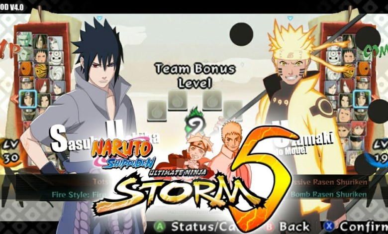 Naruto Ultimate Ninja Storm 5 PSP ISO