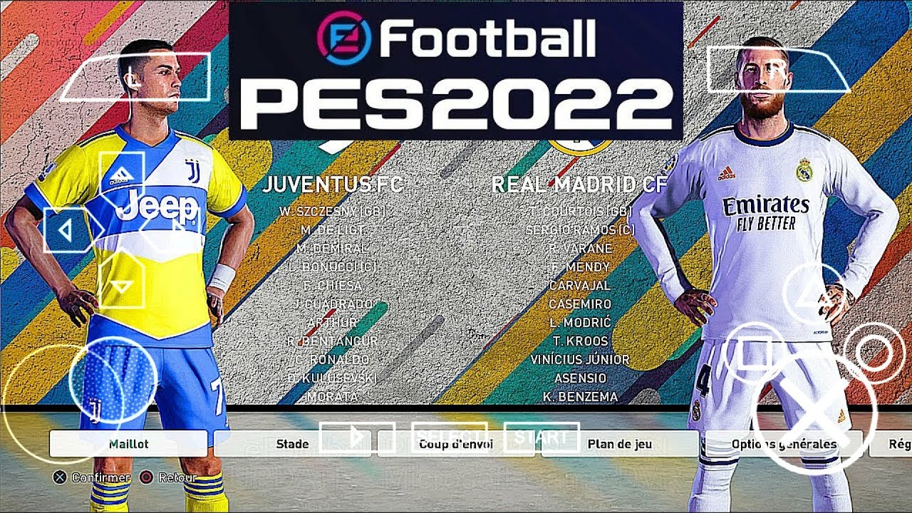 pes 2022 ppsspp camera ps5 android offline 600mb