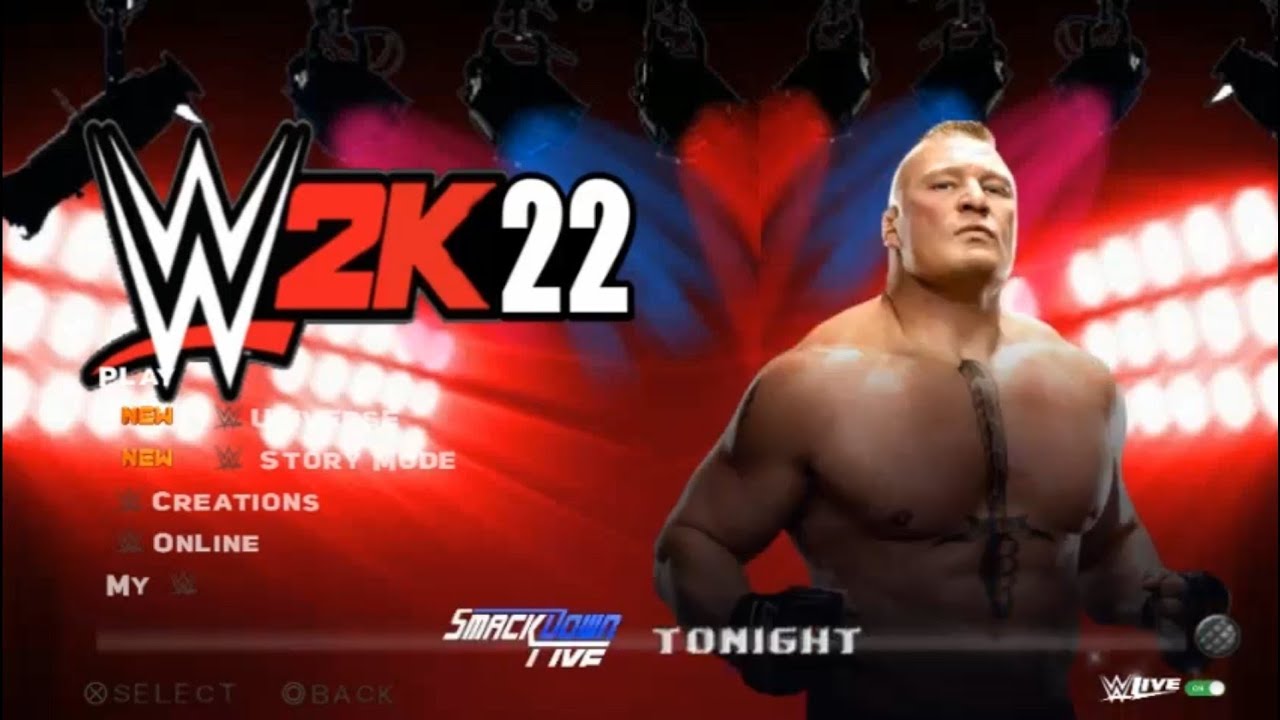 WWE 2k22 PPSSPP
