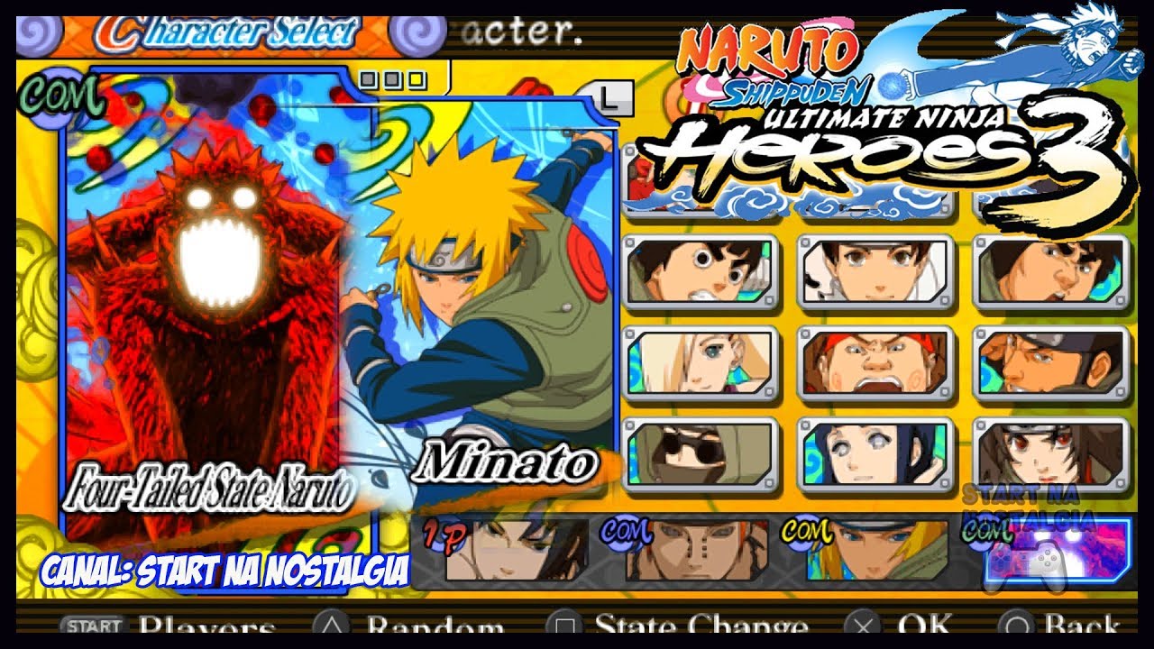 Naruto Shippuden Ultimate Ninja Heroes 3 PPSSPP - PSP ISO
